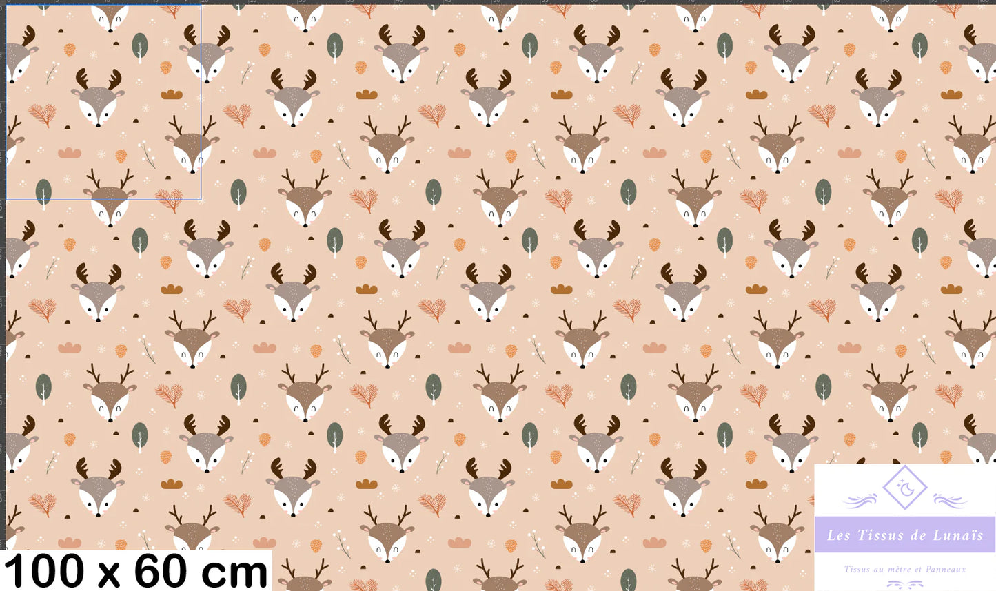 Tissu au mètre 368 enfant garçon - Disponible en 9 matières - Vendu par multiple de 50 cm