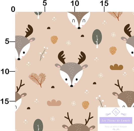 Tissu au mètre 368 enfant garçon - Disponible en 9 matières - Vendu par multiple de 50 cm