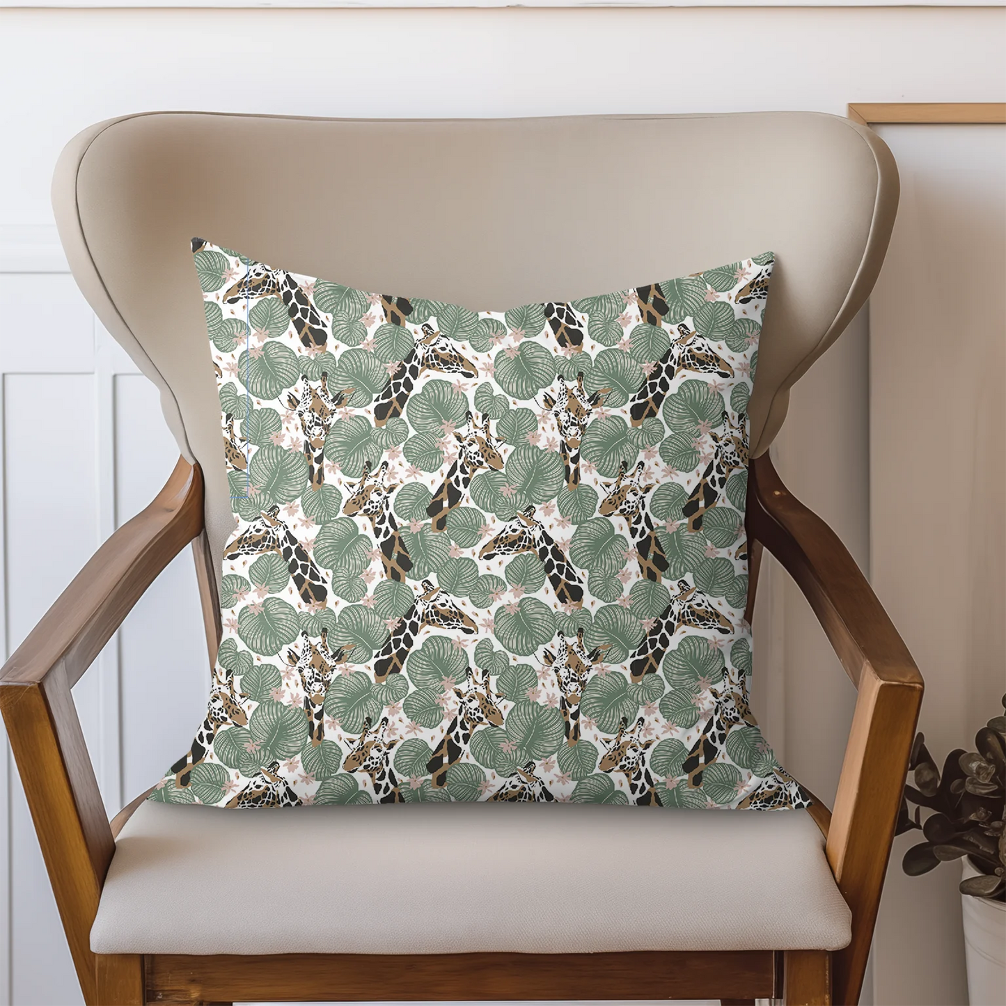 Tissu au mètre 37 girafe - Disponible en 9 matières - Vendu par multiple de 50 cm