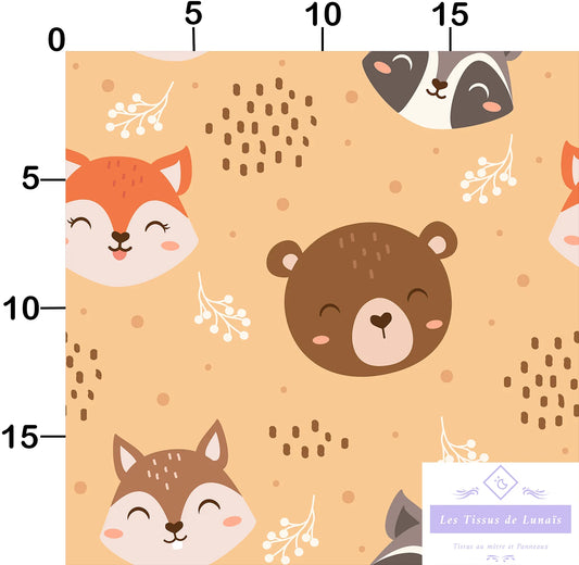 Tissu au mètre 370 enfant garçon - Disponible en 9 matières - Vendu par multiple de 50 cm