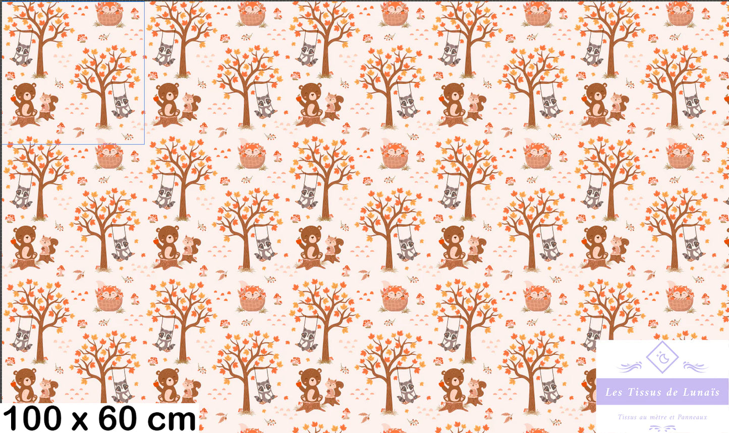 Tissu au mètre 371 enfant garçon - Disponible en 9 matières - Vendu par multiple de 50 cm