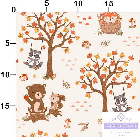 Tissu au mètre 371 enfant garçon - Disponible en 9 matières - Vendu par multiple de 50 cm