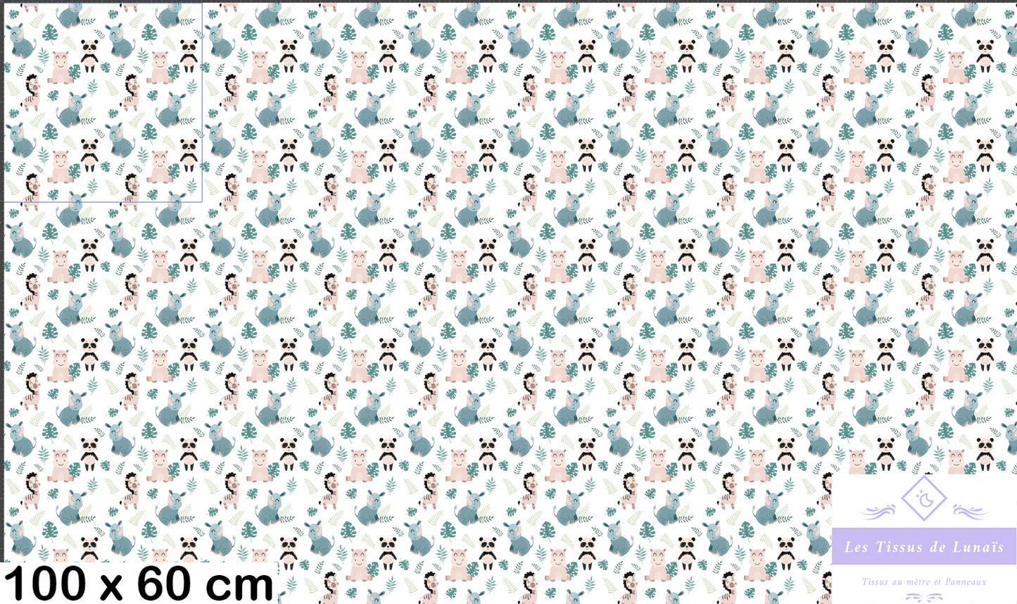Tissu au mètre 372 enfant garçon - Disponible en 9 matières - Vendu par multiple de 50 cm