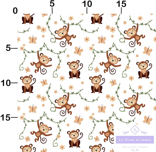 Tissu au mètre 375 enfant garçon - Disponible en 9 matières - Vendu par multiple de 50 cm