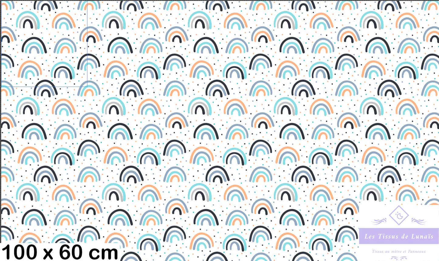 Tissu au mètre 377 enfant garçon - Disponible en 9 matières - Vendu par multiple de 50 cm