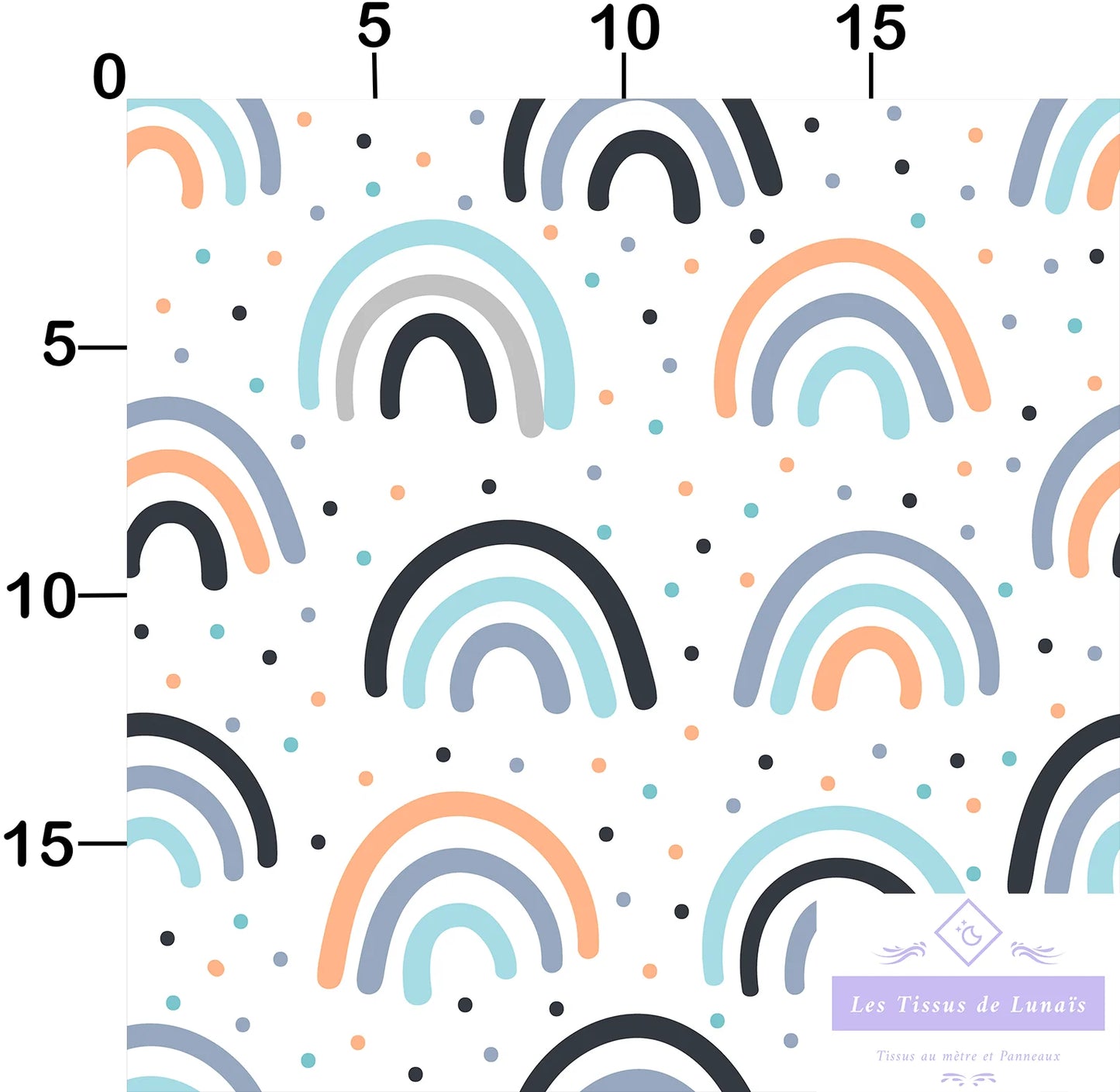 Tissu au mètre 377 enfant garçon - Disponible en 9 matières - Vendu par multiple de 50 cm
