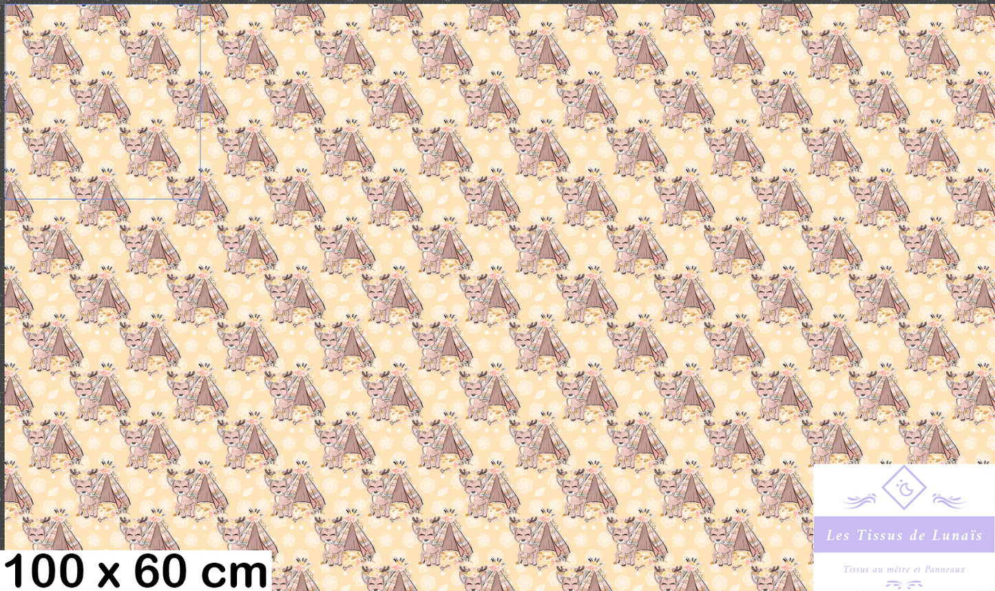 Tissu au mètre 378 enfant garçon - Disponible en 9 matières - Vendu par multiple de 50 cm