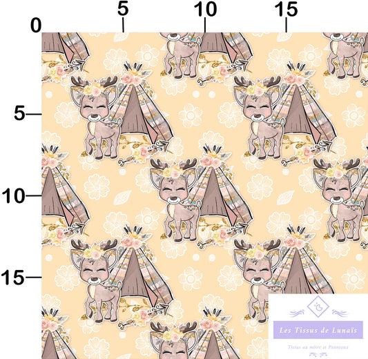 Tissu au mètre 378 enfant garçon - Disponible en 9 matières - Vendu par multiple de 50 cm