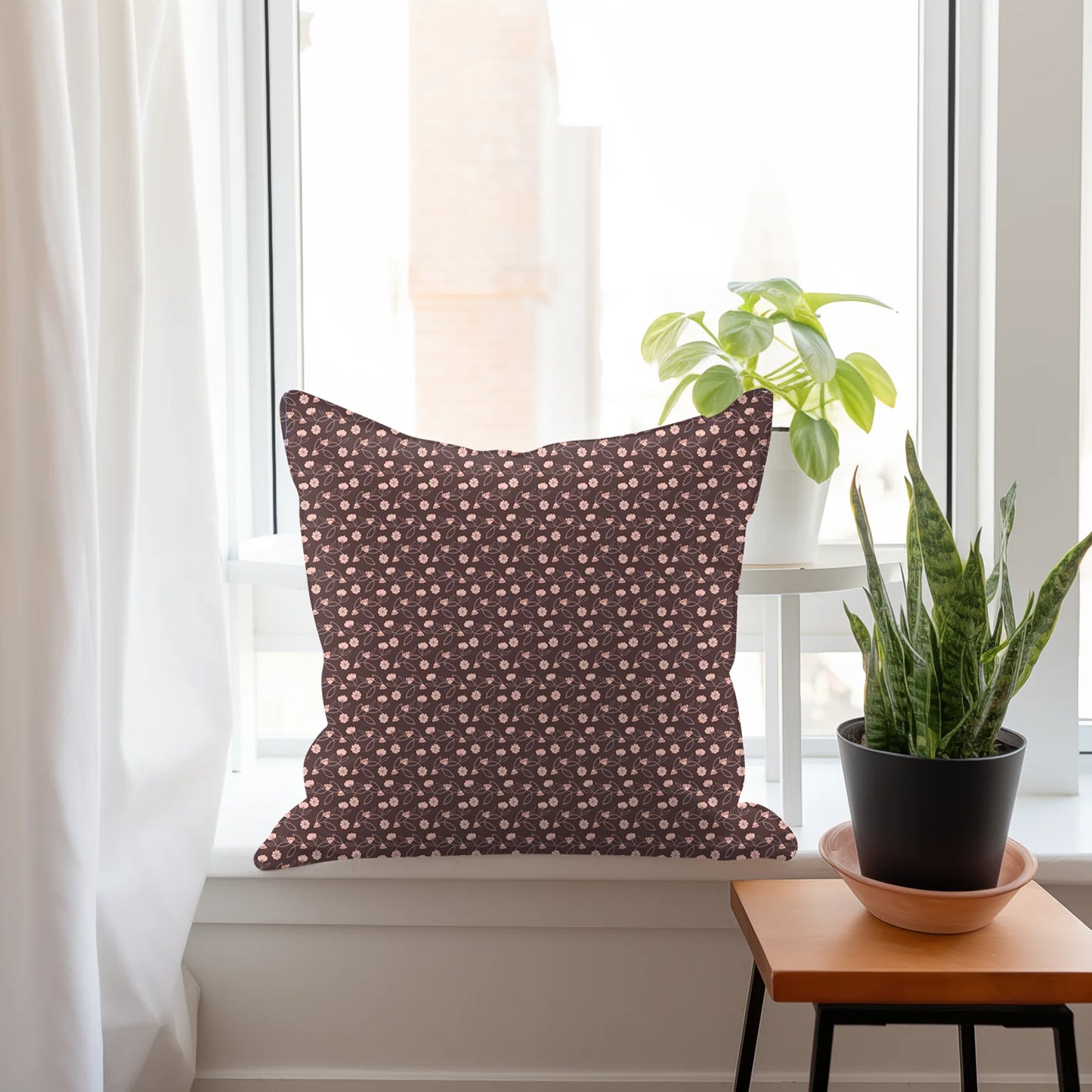 Tissu au mètre 382 feuille fleur - Disponible en 9 matières - Vendu par multiple de 50 cm