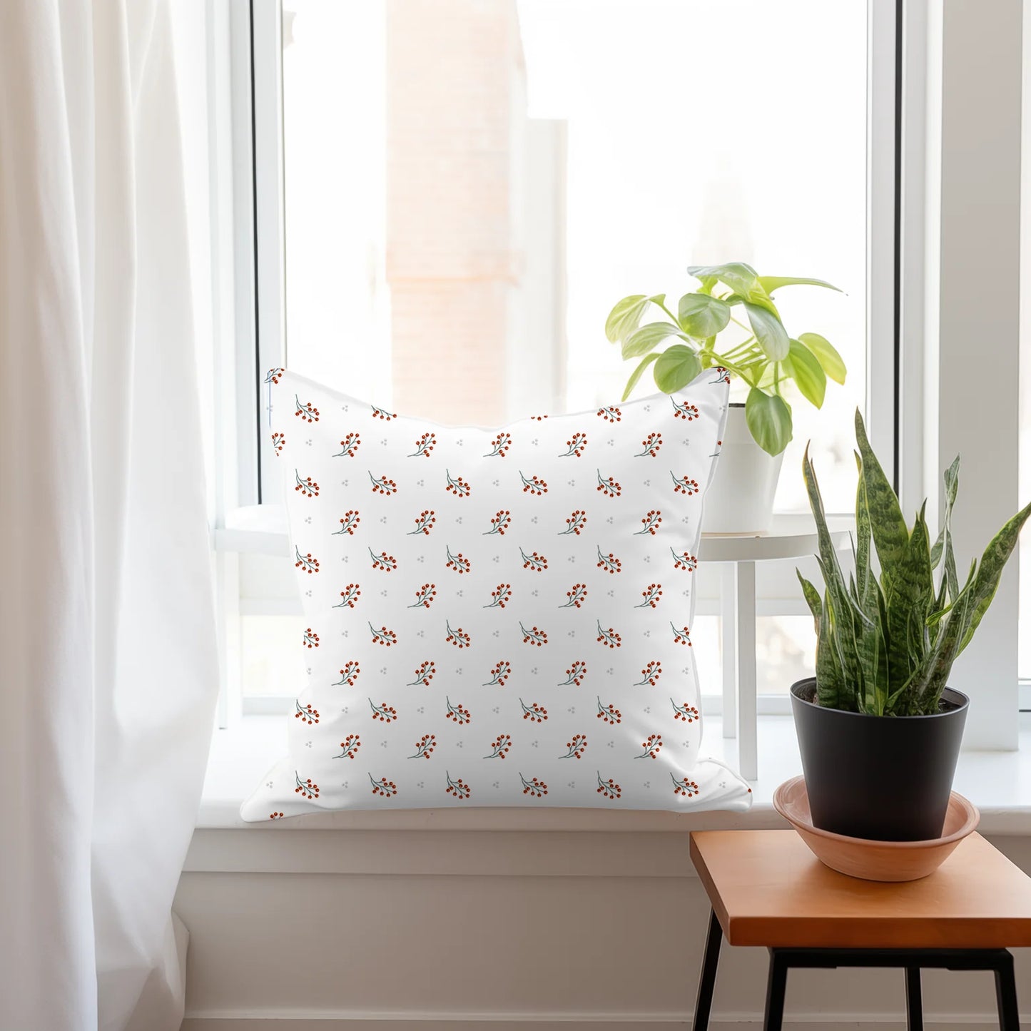 Tissu au mètre 394 feuille fleur - Disponible en 9 matières - Vendu par multiple de 50 cm