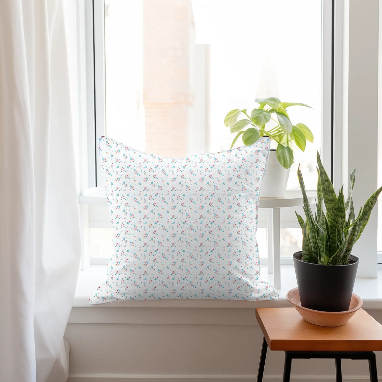 Tissu au mètre 399 feuille fleur - Disponible en 9 matières - Vendu par multiple de 50 cm
