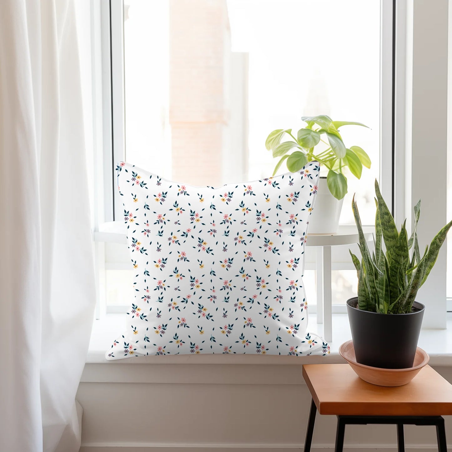 Tissu au mètre 400 feuille fleur - Disponible en 9 matières - Vendu par multiple de 50 cm