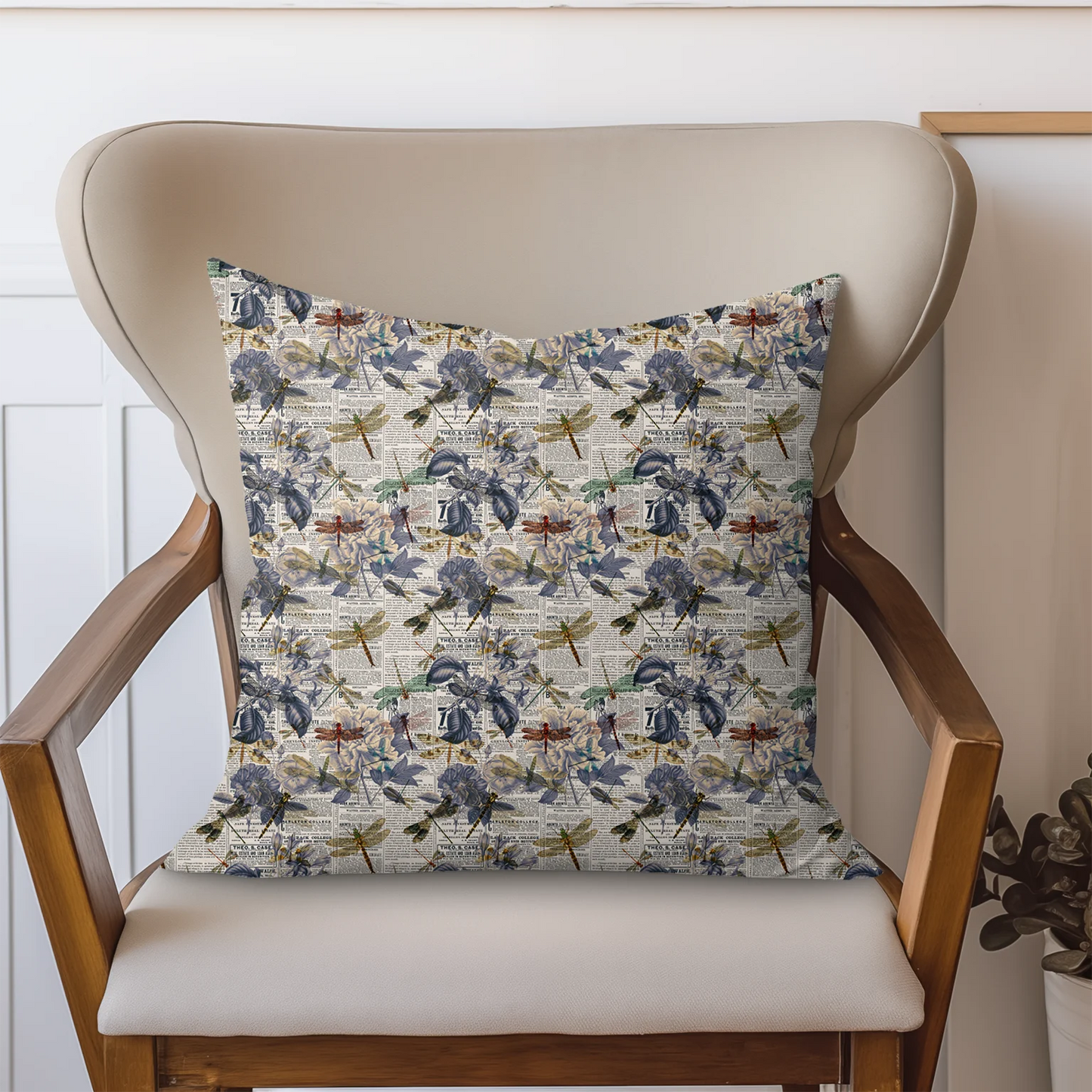 Tissu au mètre 41 libellules- Disponible en 9 matières - Vendu par multiple de 50 cm
