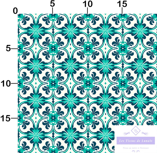 Tissu au mètre 417 forme geométrique - Disponible en 9 matières - Vendu par multiple de 50 cm