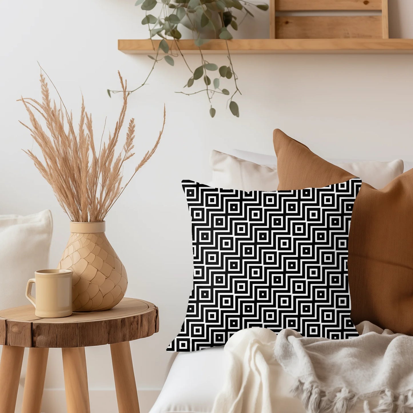 Tissu au mètre 421 forme geométrique - Disponible en 9 matières - Vendu par multiple de 50 cm