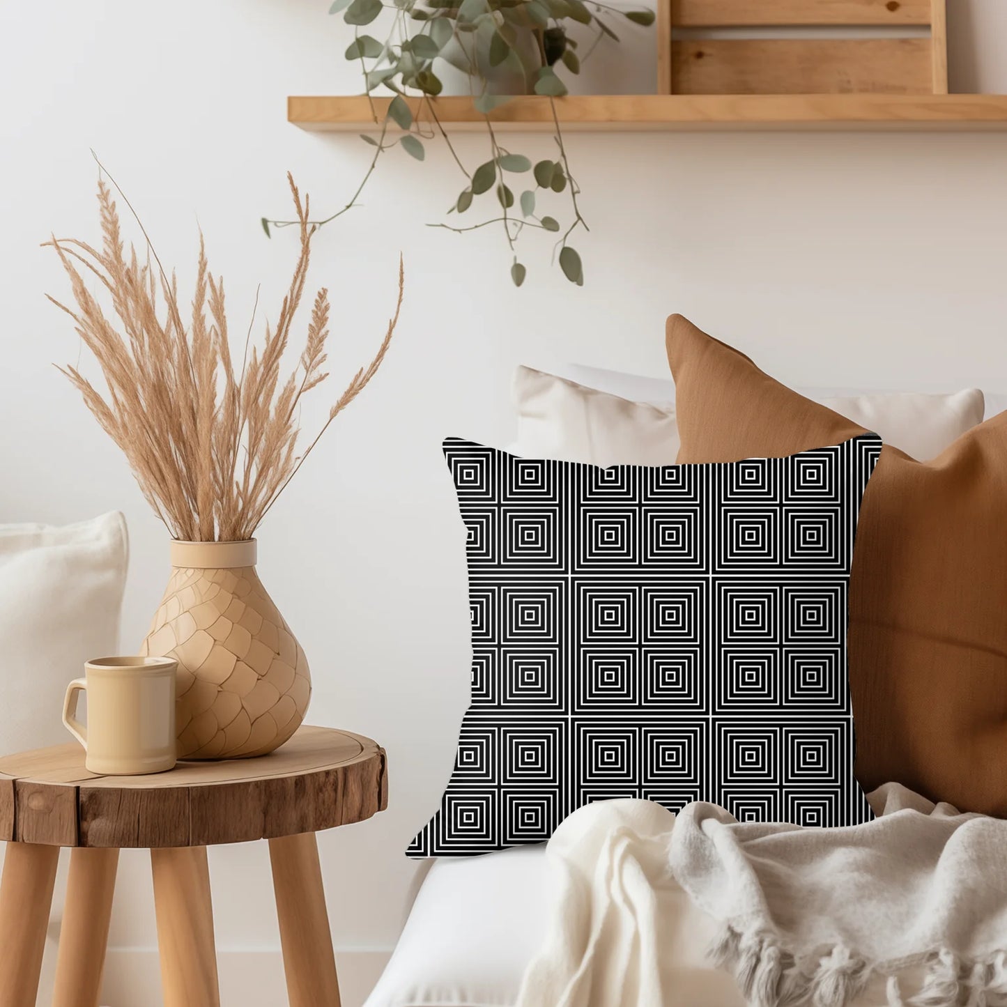 Tissu au mètre 422 forme geométrique - Disponible en 9 matières - Vendu par multiple de 50 cm