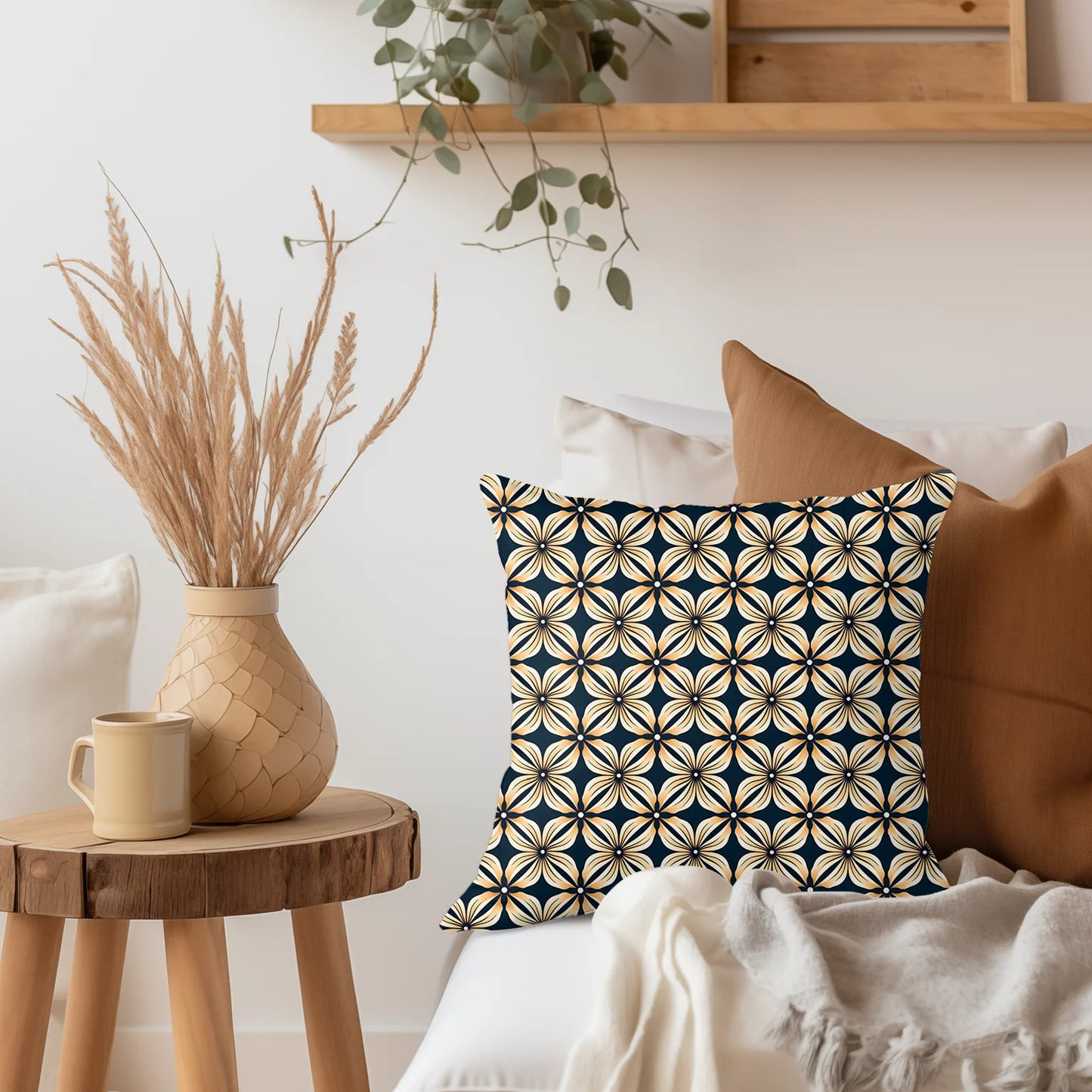 Tissu au mètre 428 forme geométrique - Disponible en 9 matières - Vendu par multiple de 50 cm