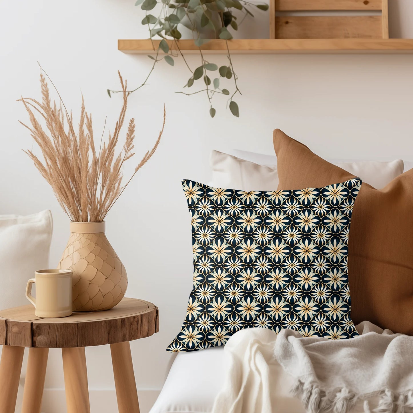 Tissu au mètre 431 forme geométrique - Disponible en 9 matières - Vendu par multiple de 50 cm