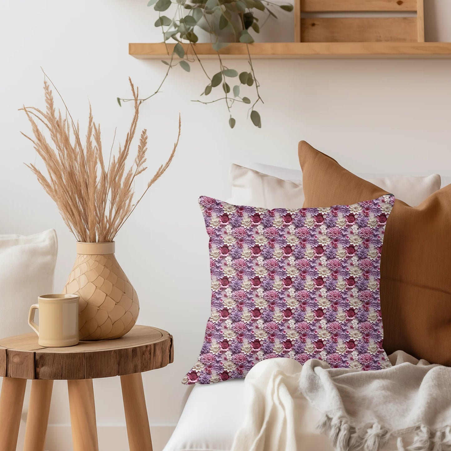 Tissu au mètre 442 3d fleur - Disponible en 9 matières - Vendu par multiple de 50 cm