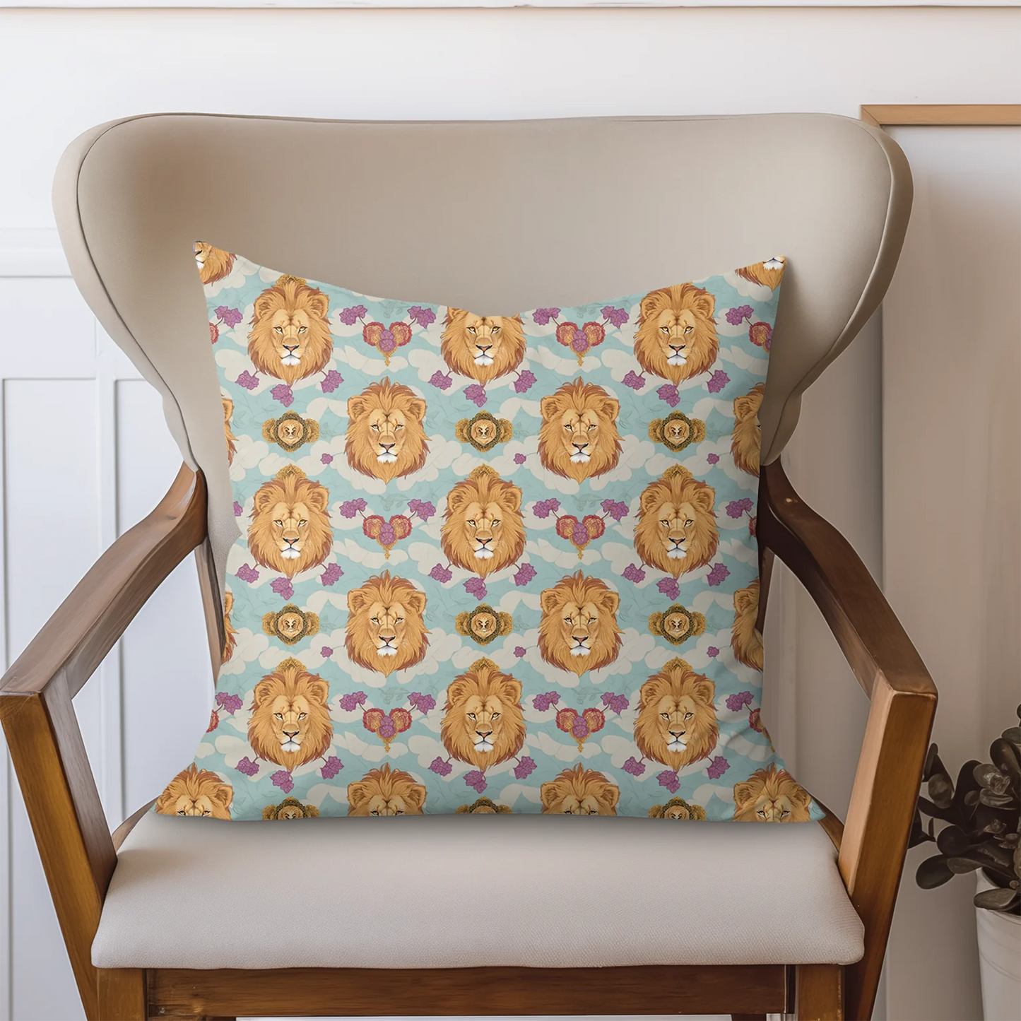 Tissu au mètre 45 lions - Disponible en 9 matières - Vendu par multiple de 50 cm
