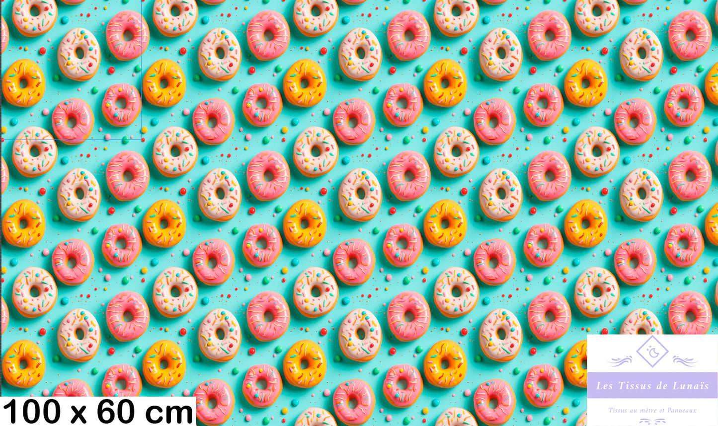 Tissu au mètre 455 3d macaron - Disponible en 9 matières - Vendu par multiple de 50 cm