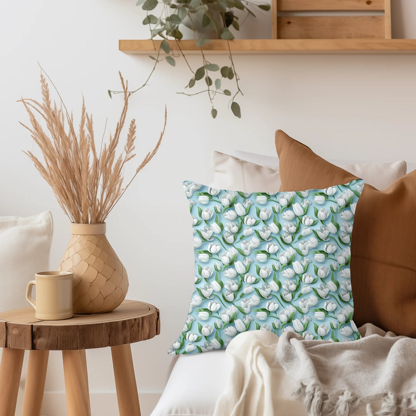 Tissu au mètre 457 3d fleur tulipe - Disponible en 9 matières - Vendu par multiple de 50 cm