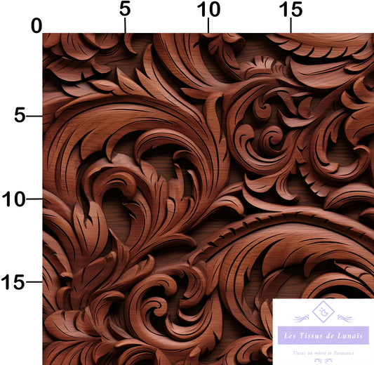 Tissu au mètre 459 3d texture matière - Disponible en 9 matières - Vendu par multiple de 50 cm
