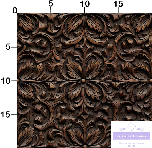 Tissu au mètre 460 3d texture matière - Disponible en 9 matières - Vendu par multiple de 50 cm
