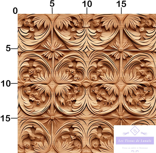 Tissu au mètre 461 3d texture matière - Disponible en 9 matières - Vendu par multiple de 50 cm