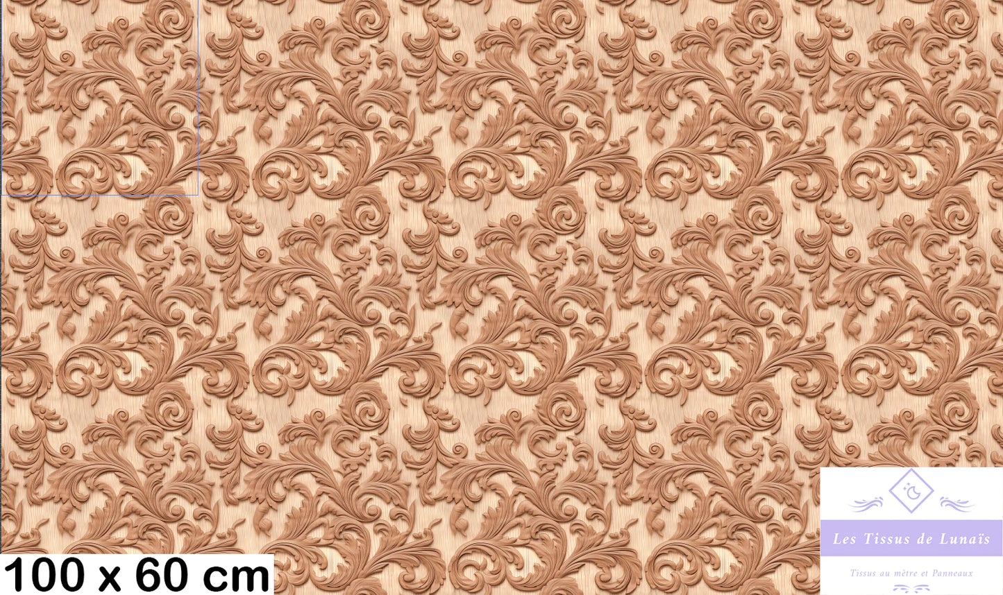 Tissu au mètre 462 3d texture matière - Disponible en 9 matières - Vendu par multiple de 50 cm
