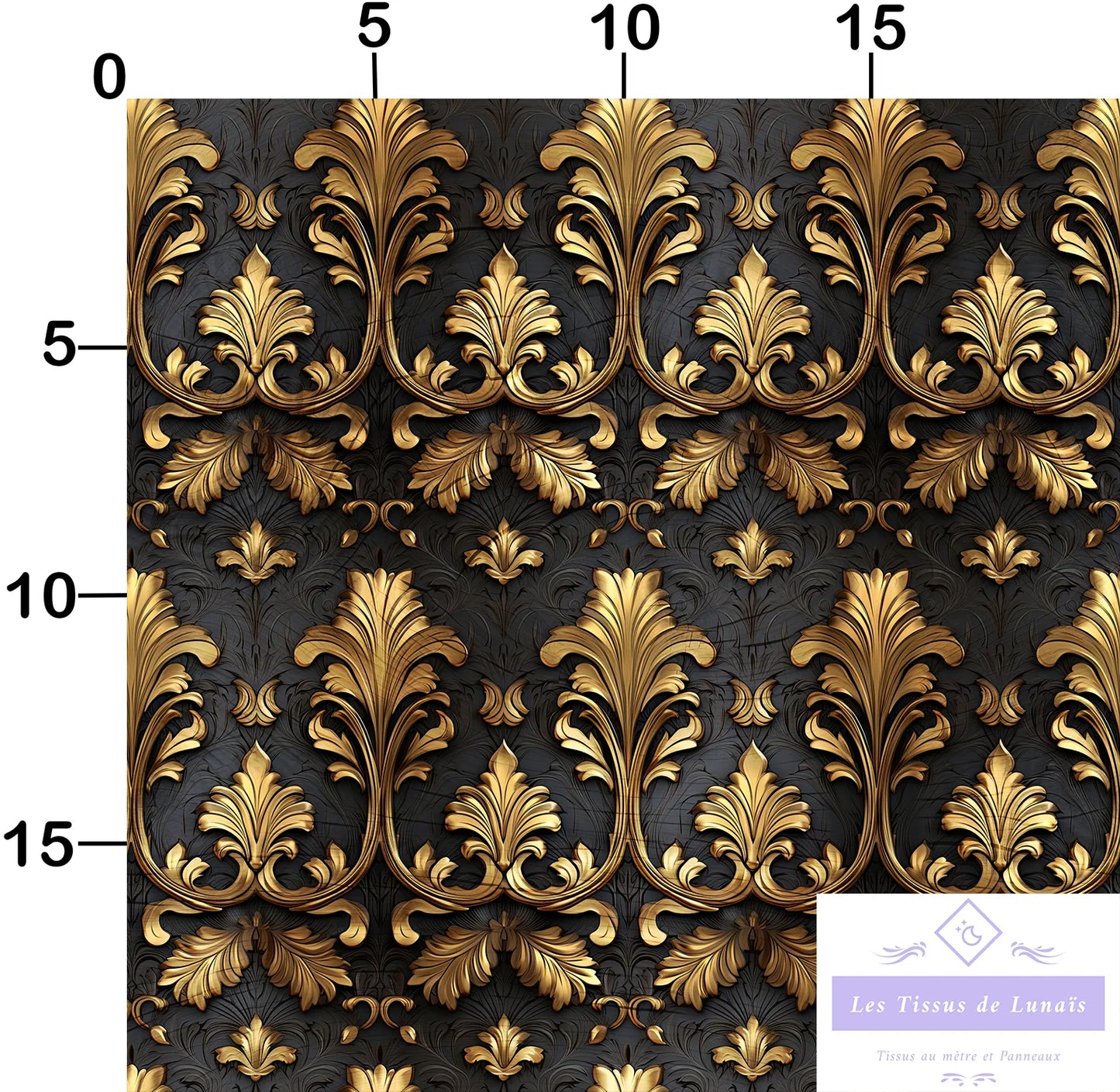 Tissu au mètre 463 3d texture matière - Disponible en 9 matières - Vendu par multiple de 50 cm