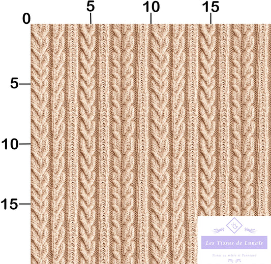 Tissu au mètre 464 3d texture matière - Disponible en 9 matières - Vendu par multiple de 50 cm