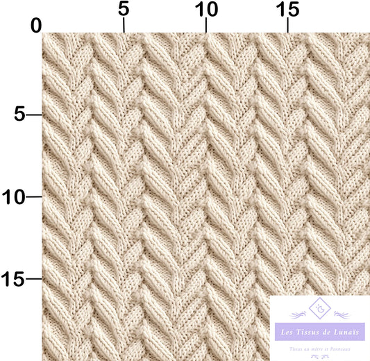 Tissu au mètre 465 3d texture matière - Disponible en 9 matières - Vendu par multiple de 50 cm