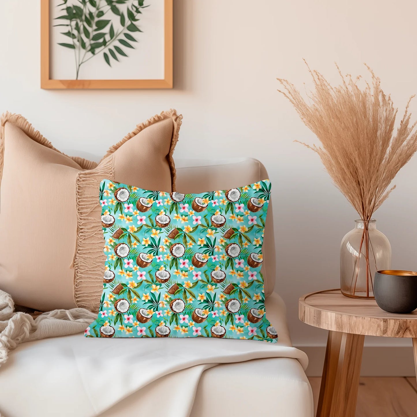 Tissu 466 fruit noix de coco au mètre - Disponible en 9 matières - Vendu par multiple de 50 cm