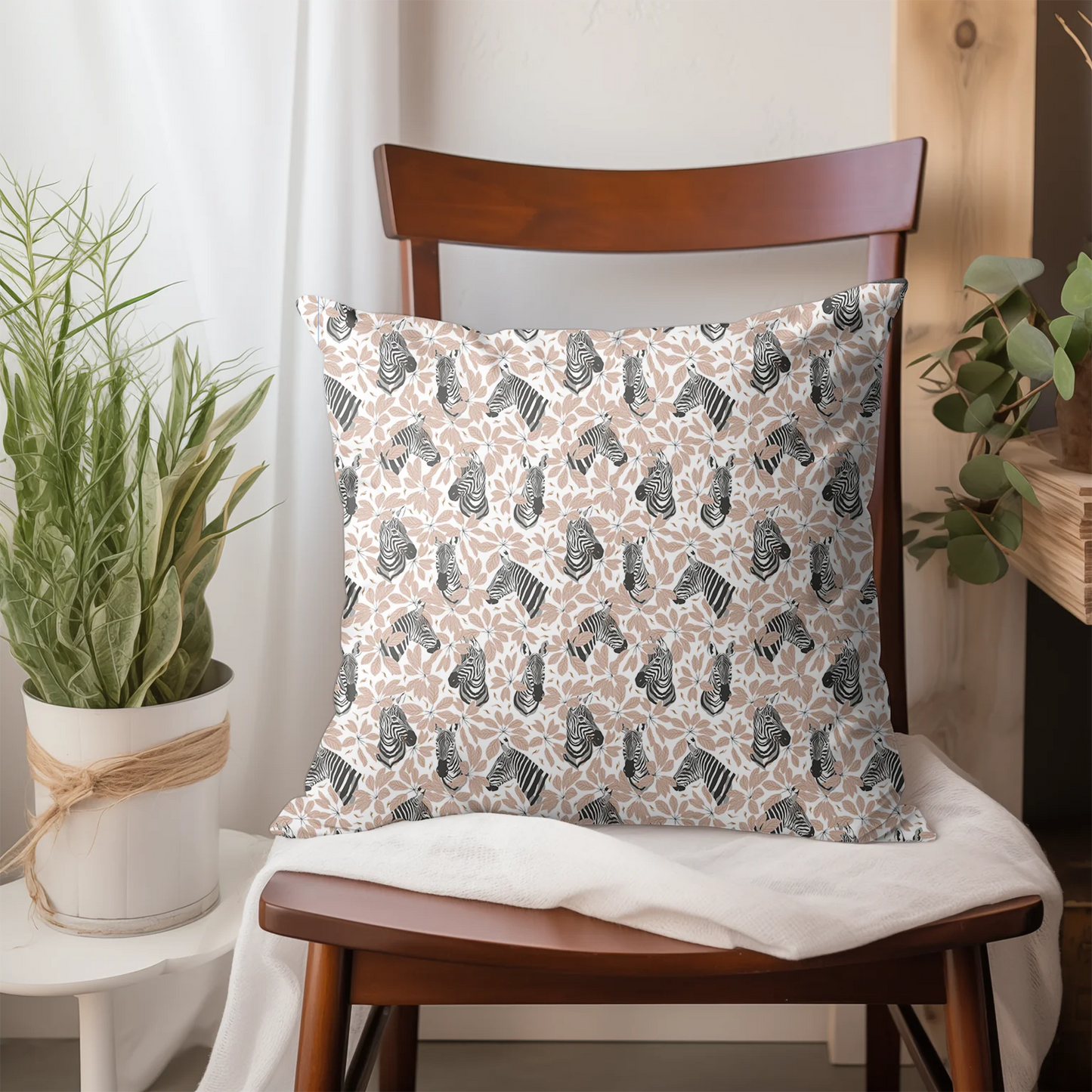 Tissu au mètre 65 zèbres - Disponible en 9 matières - Vendu par multiple de 50 cm