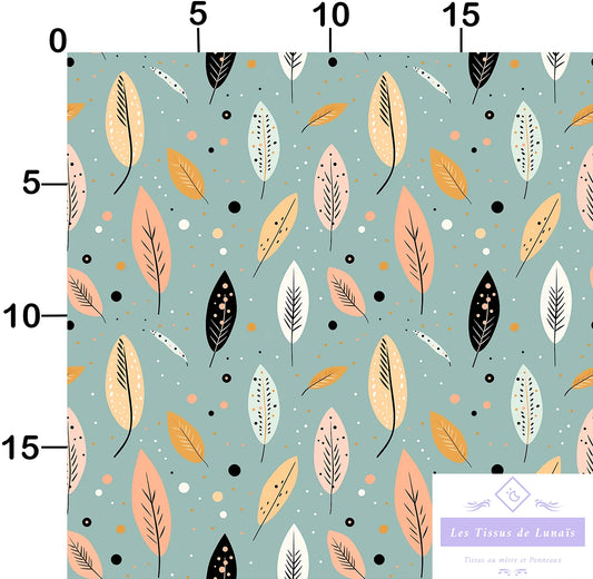 Tissu au mètre 70 boho - Disponible en 9 matières - Vendu par multiple de 50 cm