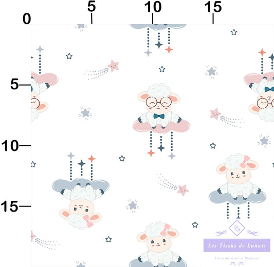 Tissu au mètre 83 enfant fille - Disponible en 9 matières - Vendu par multiple de 50 cm