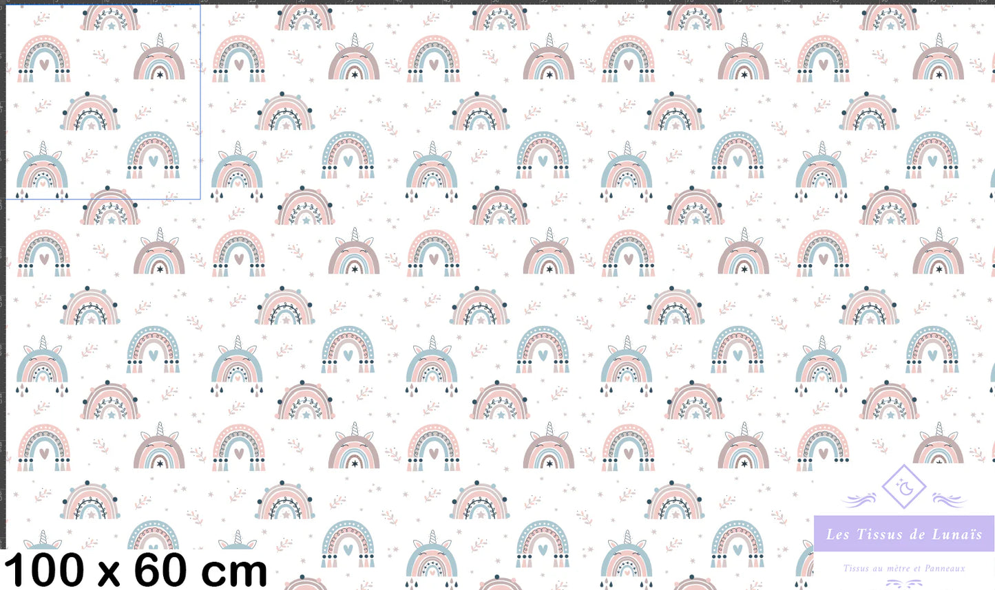 Tissu au mètre 88 enfant fille - Disponible en 9 matières - Vendu par multiple de 50 cm