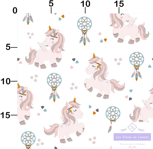 Tissu au mètre 90 enfant fille - Disponible en 9 matières - Vendu par multiple de 50 cm