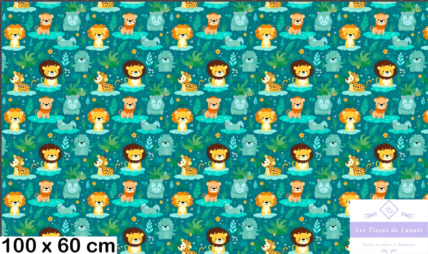 Tissu au mètre 92 enfant garçon - Disponible en 9 matières - Vendu par multiple de 50 cm