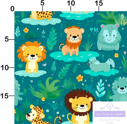 Tissu au mètre 92 enfant garçon - Disponible en 9 matières - Vendu par multiple de 50 cm