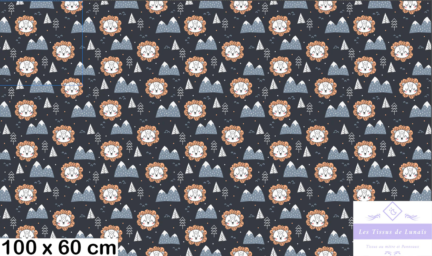 Tissu au mètre 93 enfant garçon - Disponible en 9 matières - Vendu par multiple de 50 cm