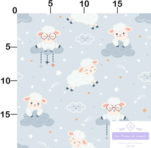 Tissu au mètre 95 enfant garçon - Disponible en 9 matières - Vendu par multiple de 50 cm